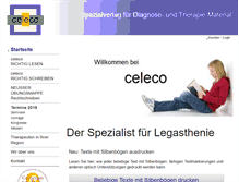 Tablet Screenshot of celeco.de
